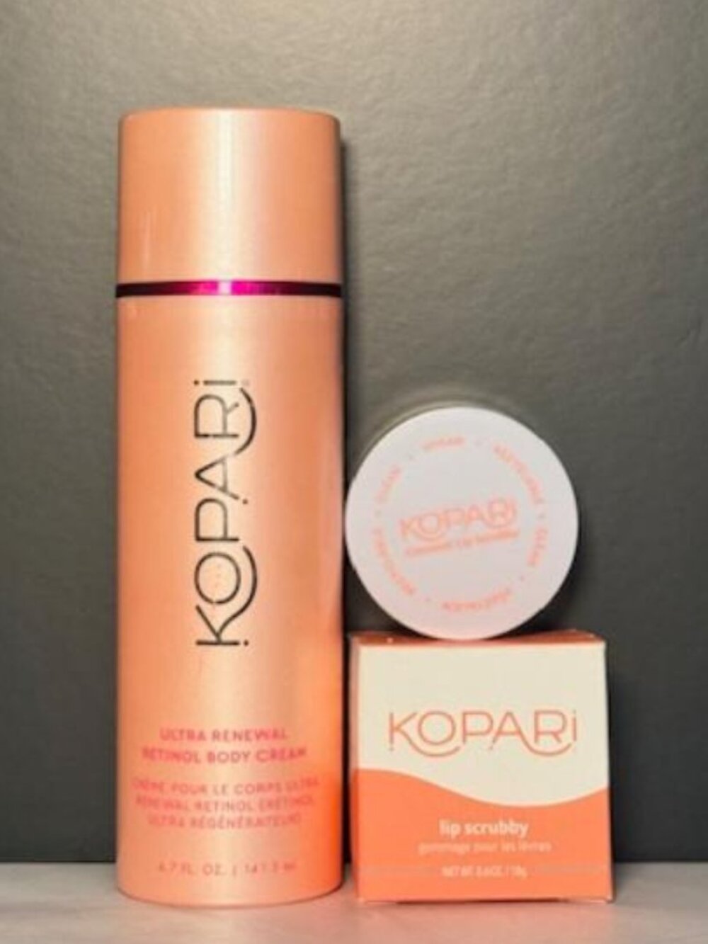 ✨ Kopari Body Care Bundle Retinol Body Cream + Lip Scrubby NEW SET